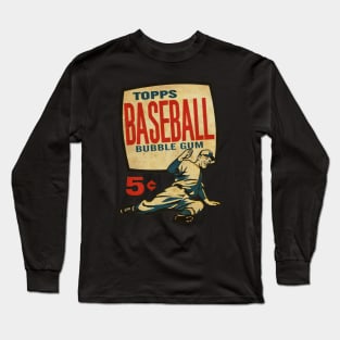 VINTAGE BASEBALL - BASEBALL TOPPS 1987 Long Sleeve T-Shirt